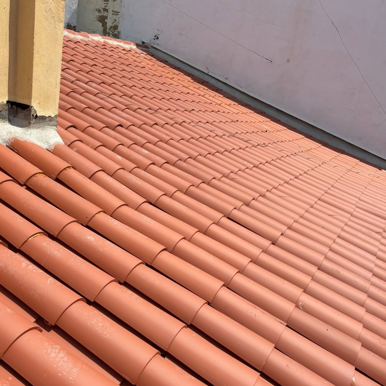 tresalfa trabajo cambio tejado edificio despues